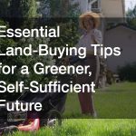 Essential Land-Buying Tips for a Greener, Self-Sufficient Future